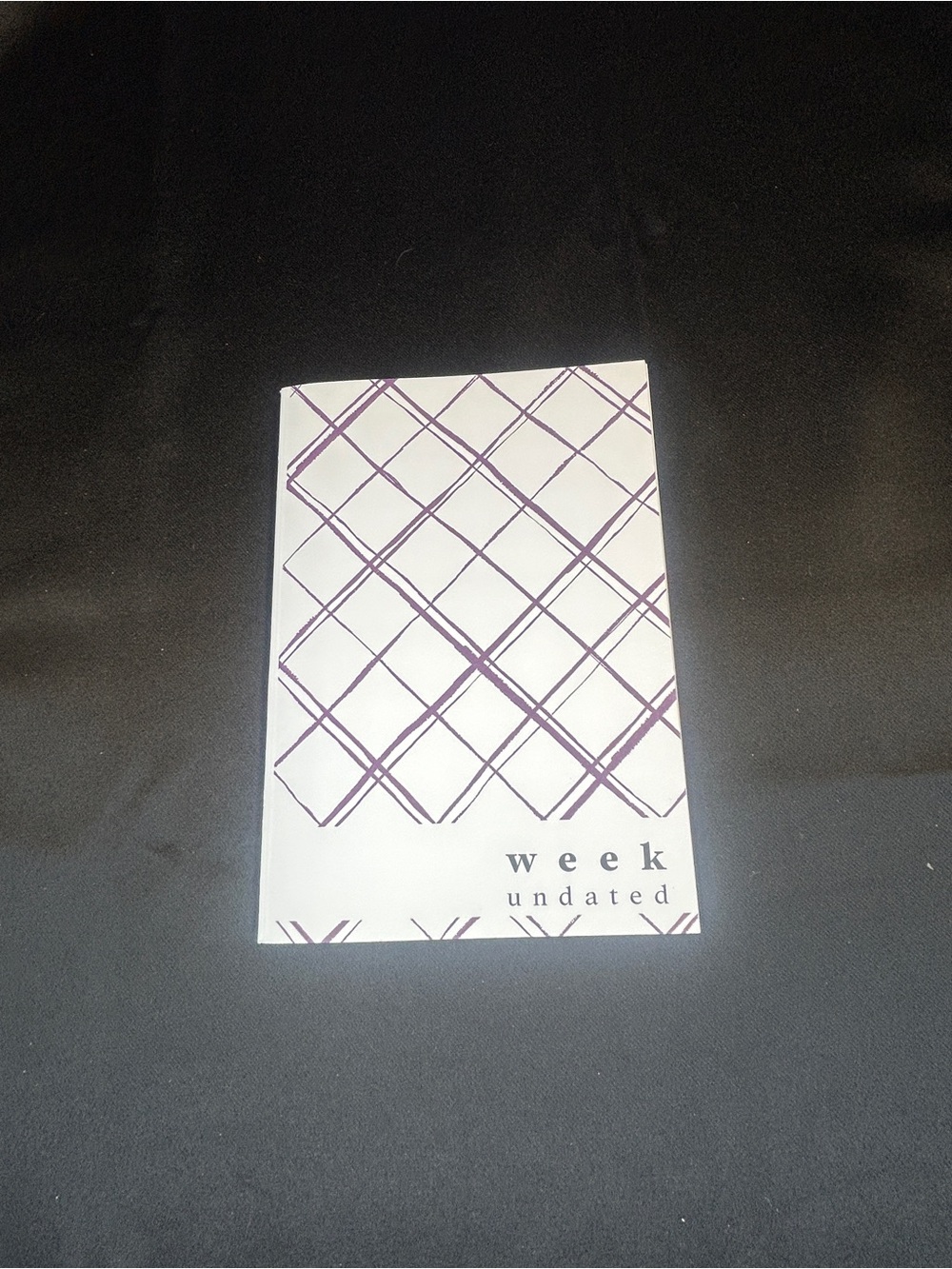 Tula Undated Weekly Planner - Purple Lattice